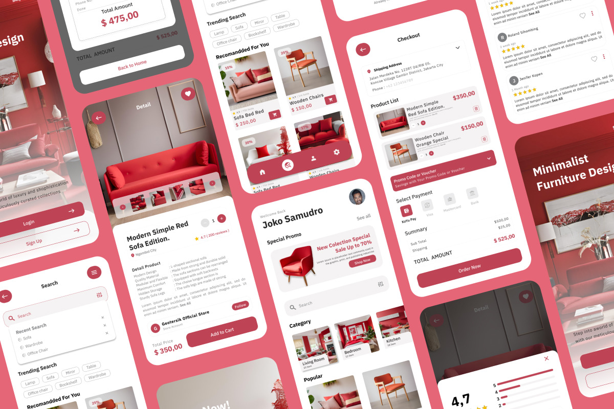 Kokayu - Furniture Mobile App Kokayu - Furniture Mobile App