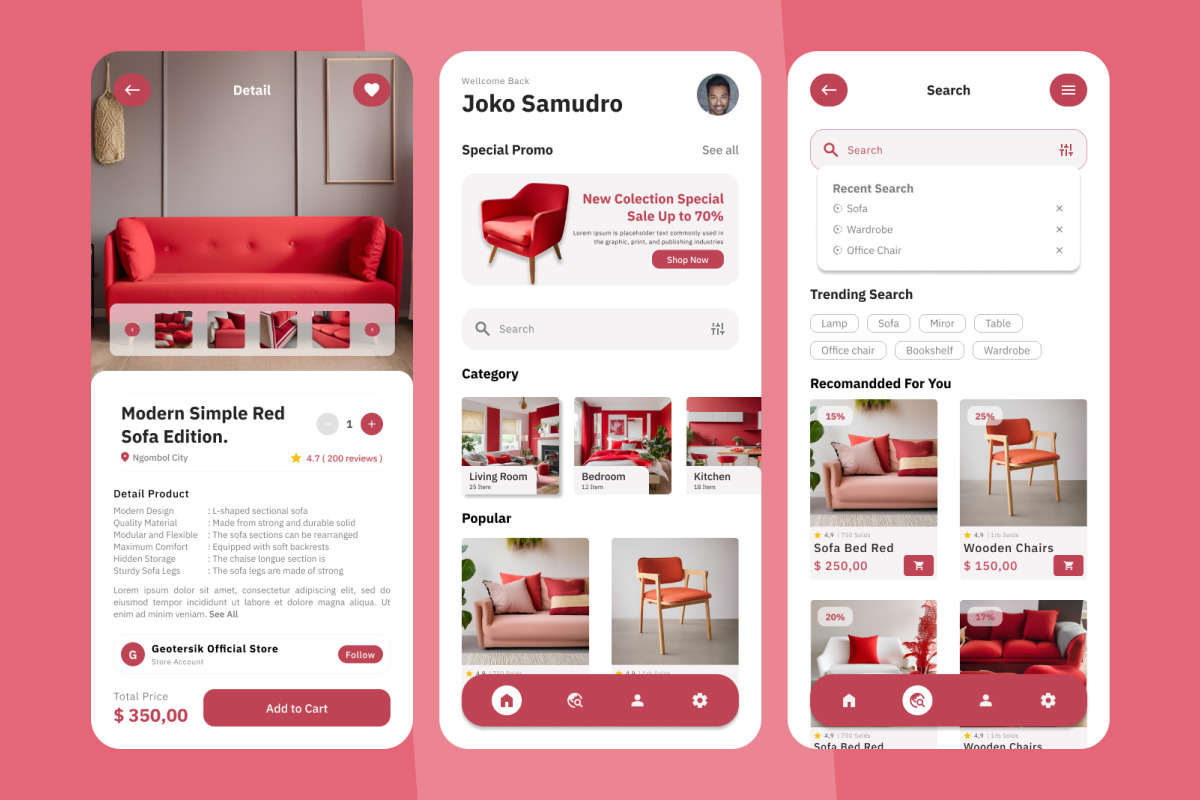 Kokayu - Furniture Mobile App Kokayu - Furniture Mobile App