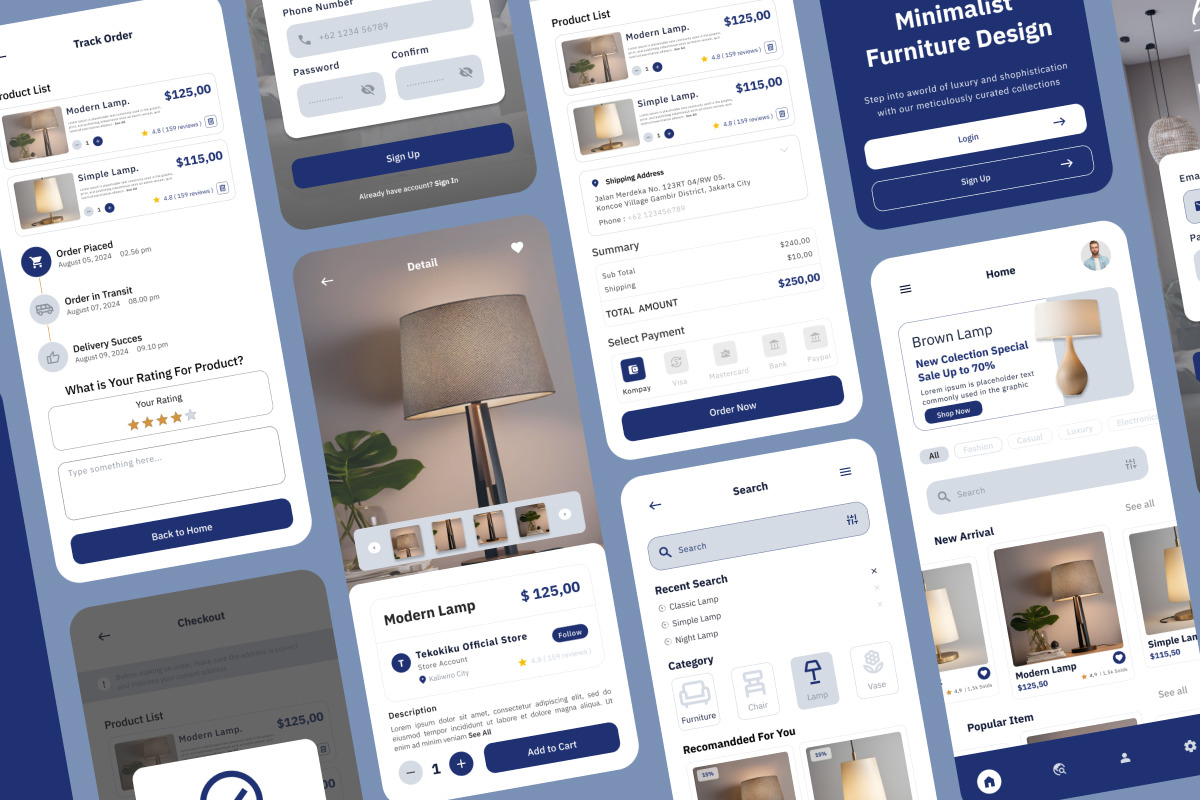 Komoy - Furniture Mobile App Komoy - Furniture Mobile App