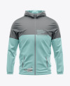 Hooded Windbreaker Mockup
