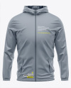 Hooded Windbreaker Mockup