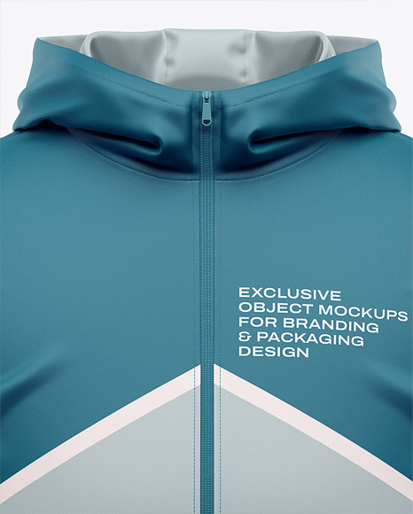 Hooded Windbreaker Mockup