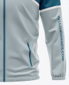 Hooded Windbreaker Mockup
