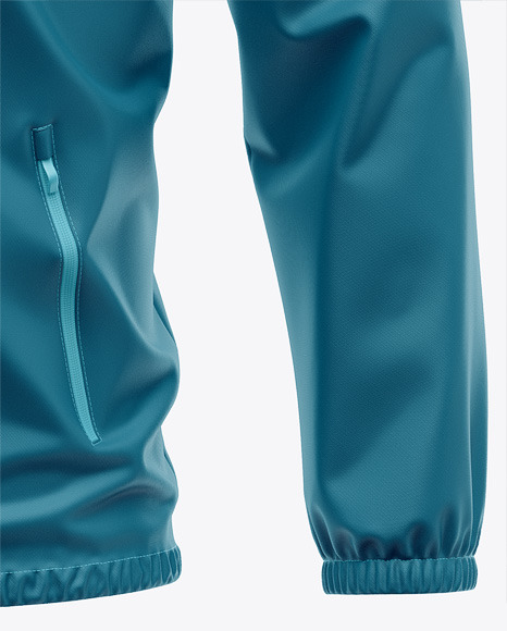 Hooded Windbreaker Mockup