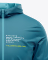 Hooded Windbreaker Mockup