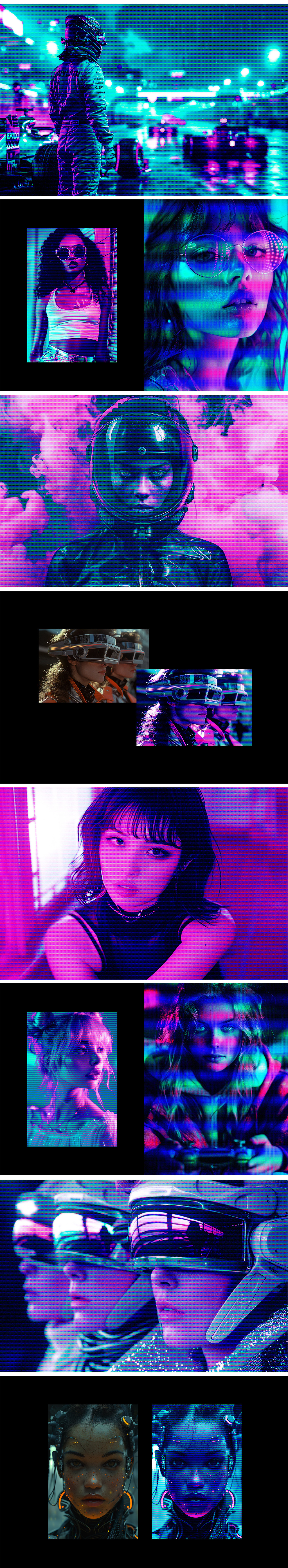 Cyberpunk Film Photo Effect Cyberpunk Film Photo Effect