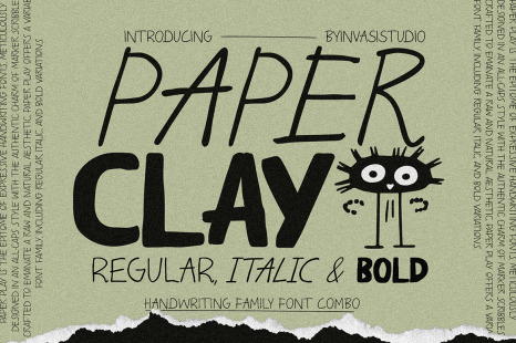 Paper Play - Handwriting Family - Handwriting font