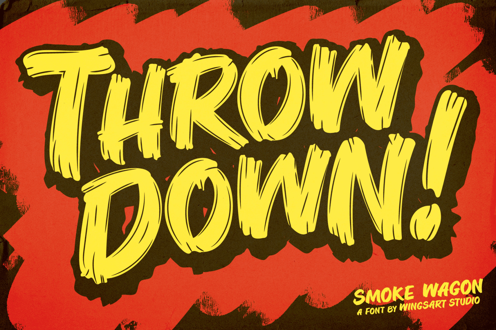 Smoke Wagon - A Western brush font, ready on the draw! Smoke Wagon - A Western brush font, ready on the draw!