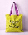 Canvas Shopper Bag Mockup