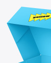 Opened Cake Box Mockup