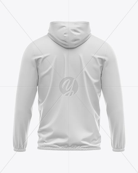 Hooded Windbreaker Mockup