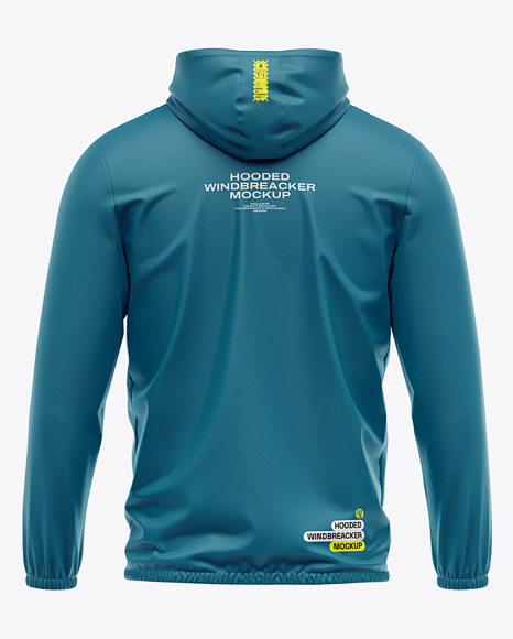 Hooded Windbreaker Mockup