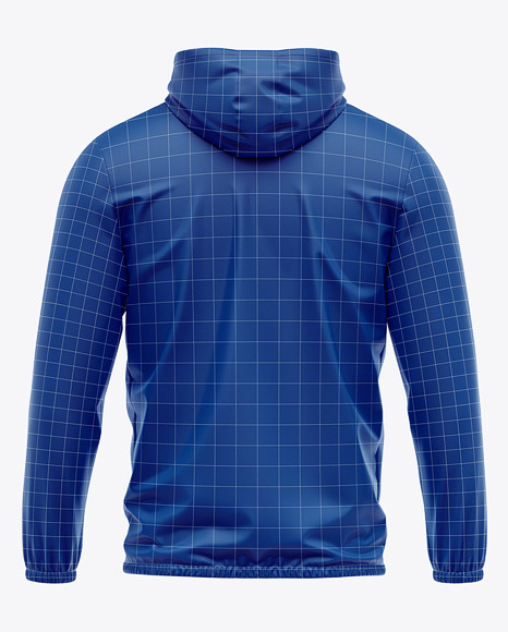Hooded Windbreaker Mockup