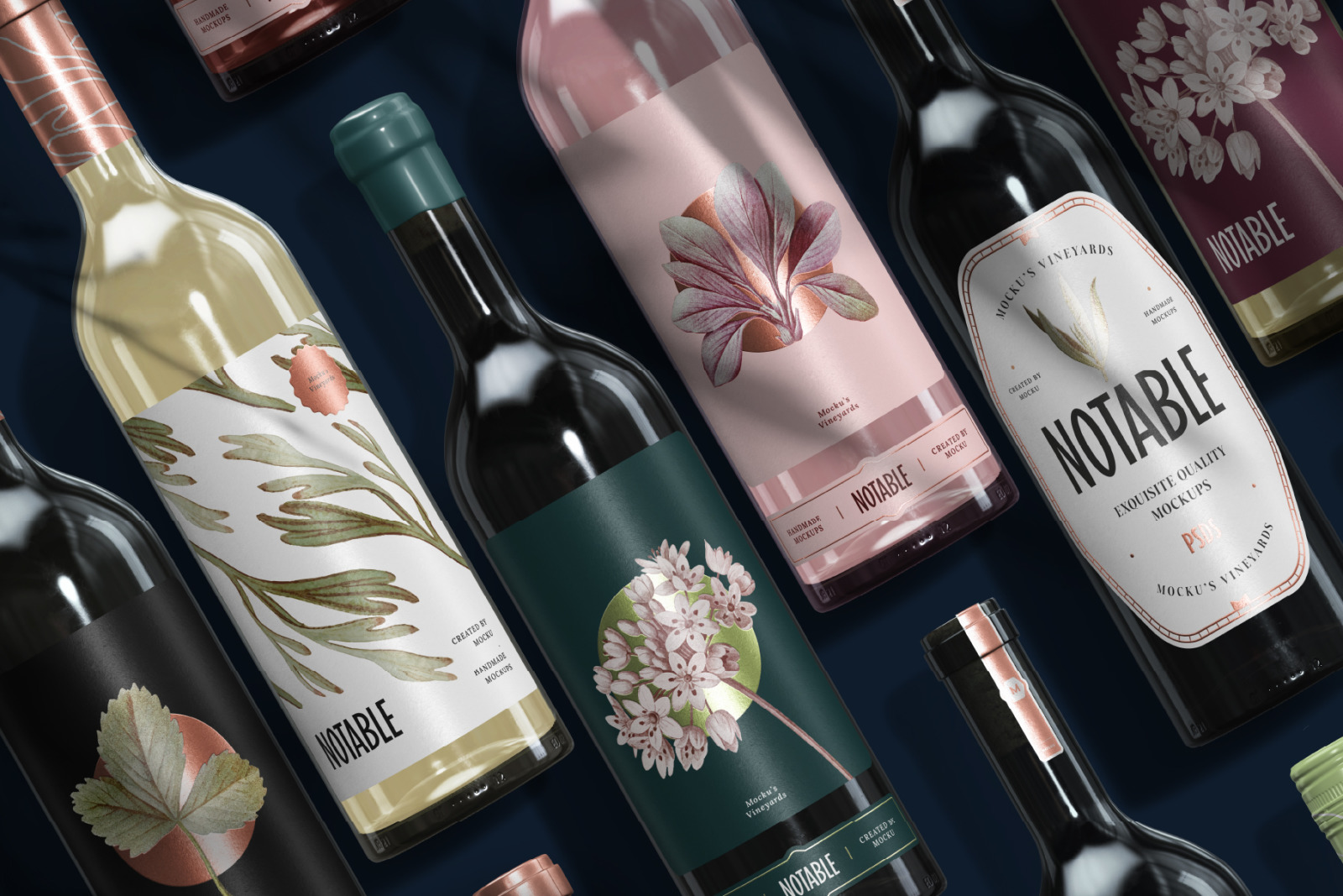 Bordeaux bottle - Wine Mockups Bordeaux bottle - Wine Mockups