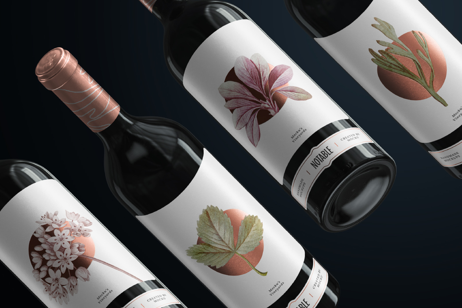 Bordeaux bottle - Wine Mockups Bordeaux bottle - Wine Mockups