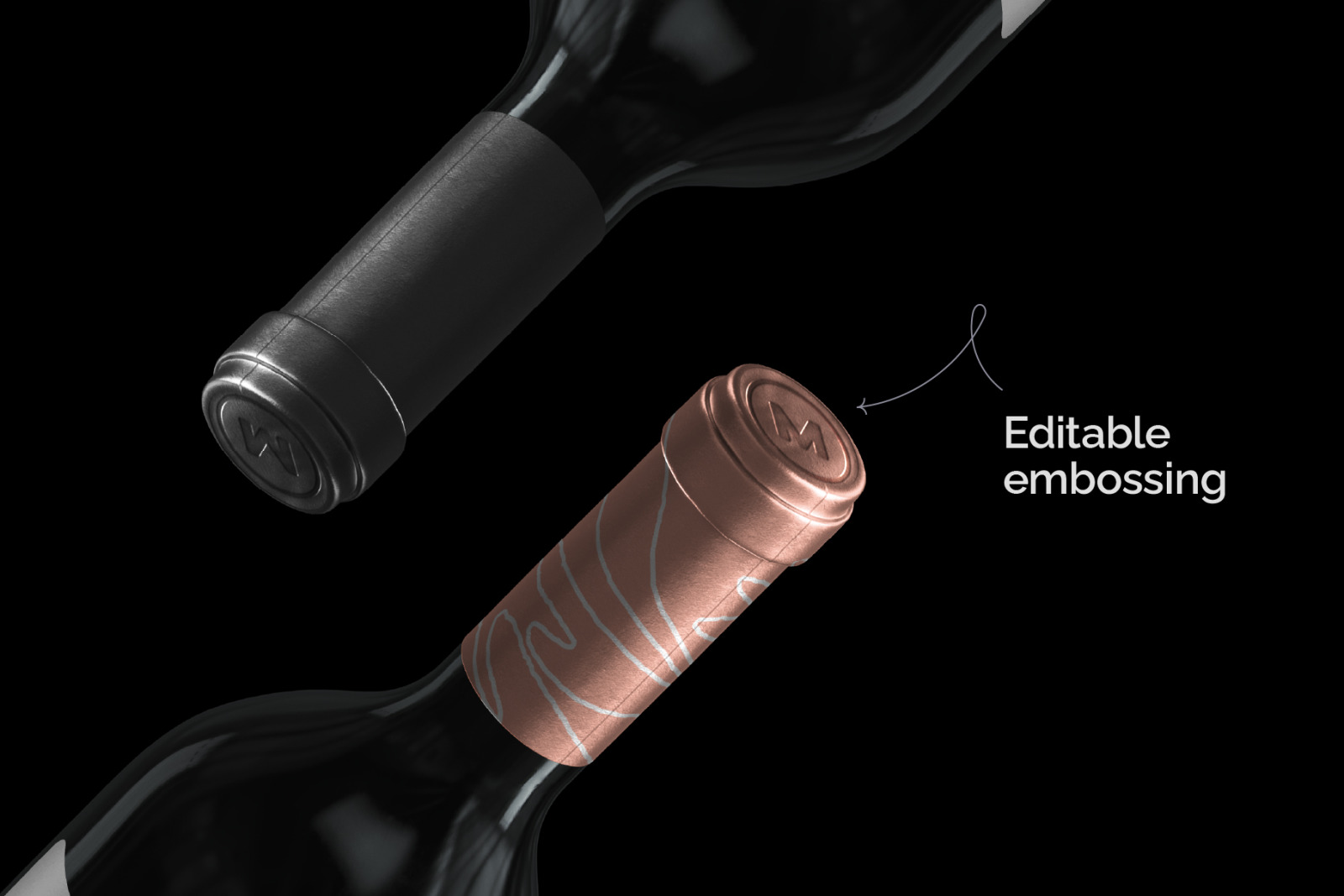 Bordeaux bottle - Wine Mockups Bordeaux bottle - Wine Mockups
