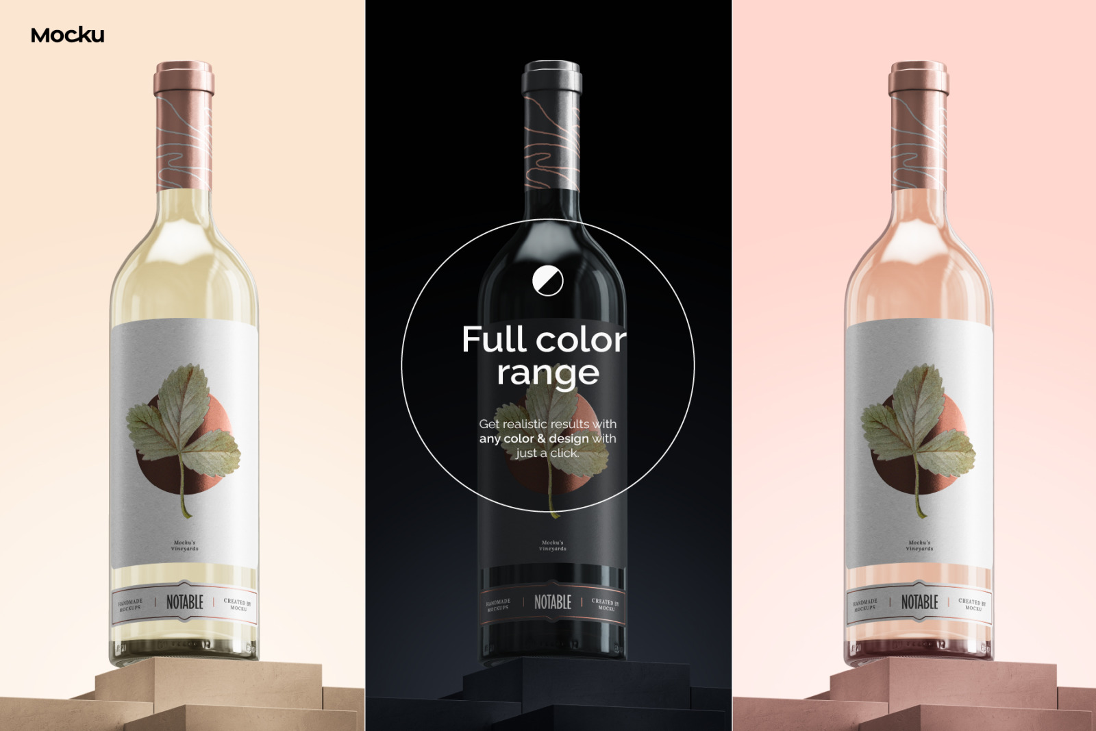 Bordeaux bottle - Wine Mockups Bordeaux bottle - Wine Mockups