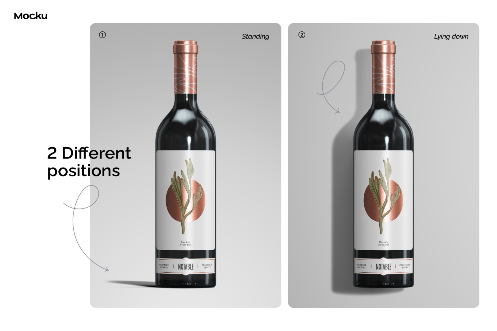 Bordeaux bottle - Wine Mockups Bordeaux bottle - Wine Mockups