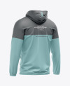 Hooded Windbreaker Mockup