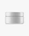 Matte Cosmetic Jar Mockup