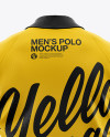 Men&#039;s Polo HQ Mockup - Back View