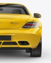 Mercedes-Benz SLS AMG Mockup - Back View