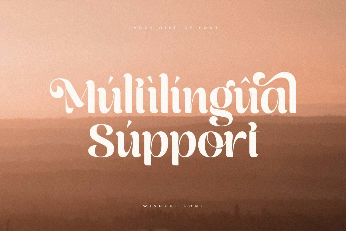 Wishful – Fancy Beauty Display Font Wishful – Fancy Beauty Display Font