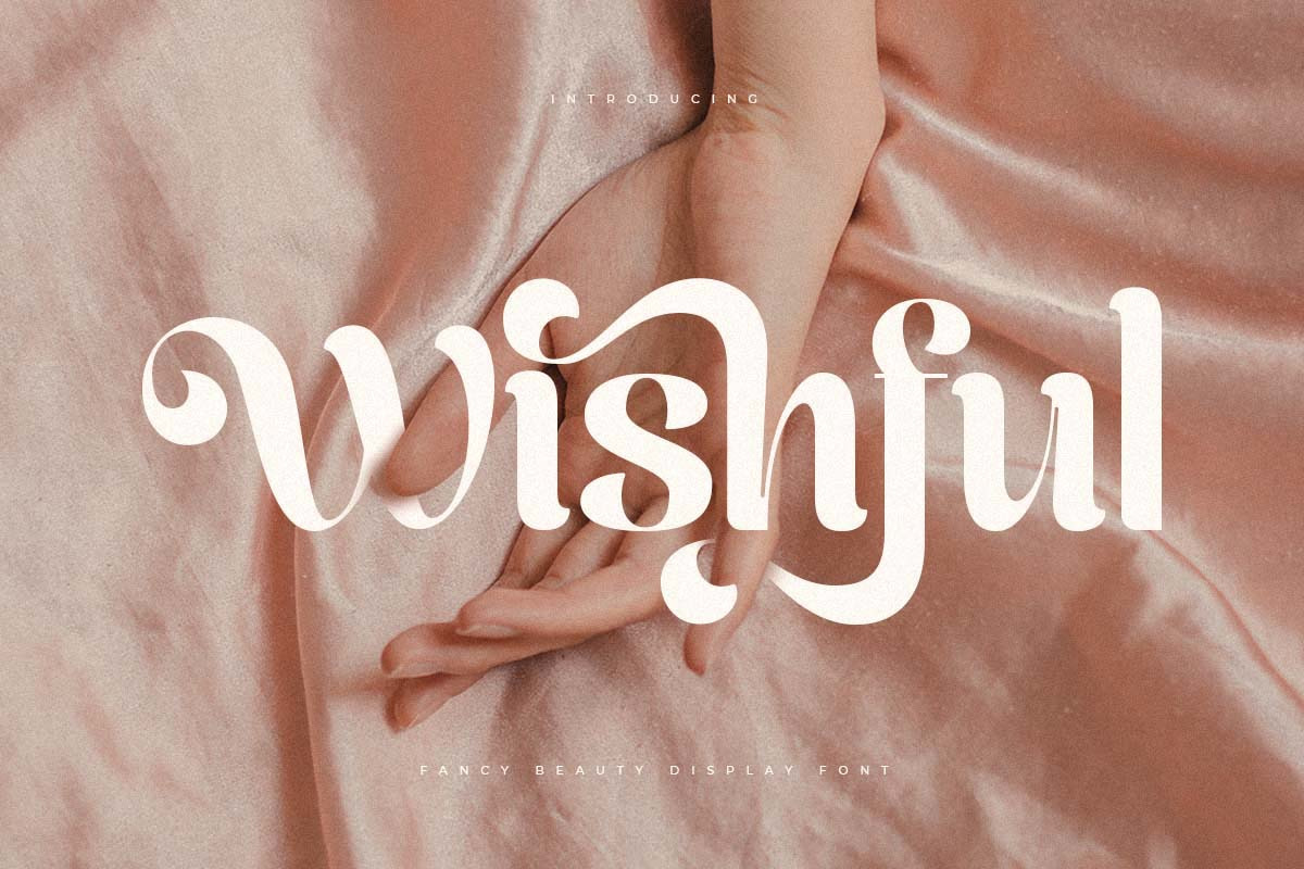Wishful – Fancy Beauty Display Font Wishful – Fancy Beauty Display Font