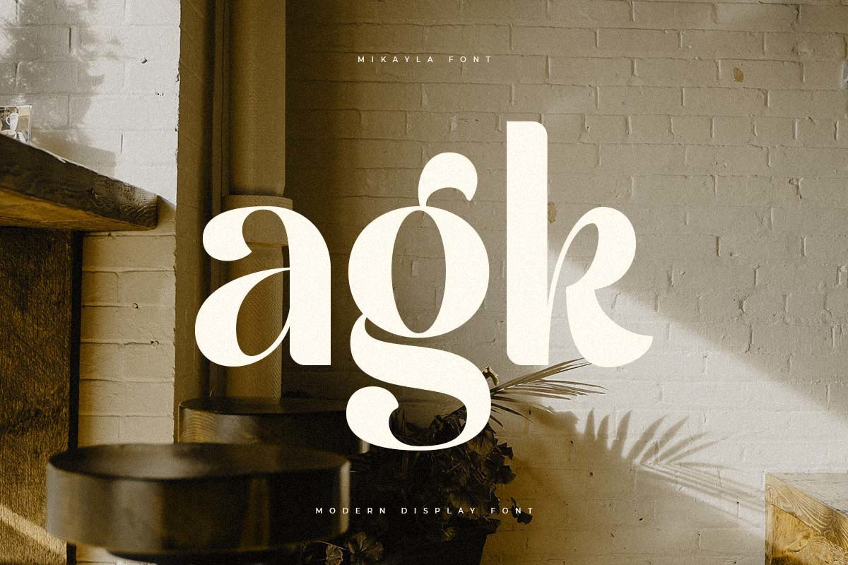 Mikayla Modern Display Font Mikayla Modern Display Font