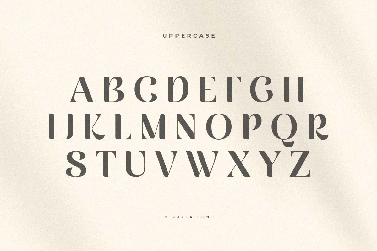 Mikayla Modern Display Font Mikayla Modern Display Font