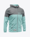 Hooded Windbreaker Mockup
