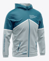 Hooded Windbreaker Mockup