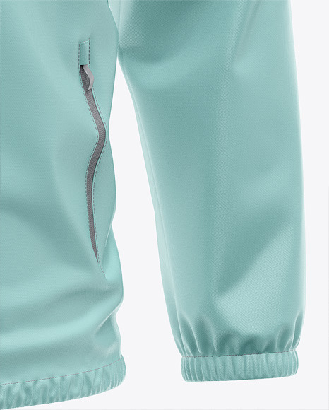 Hooded Windbreaker Mockup
