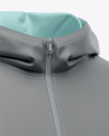 Hooded Windbreaker Mockup