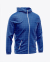 Hooded Windbreaker Mockup