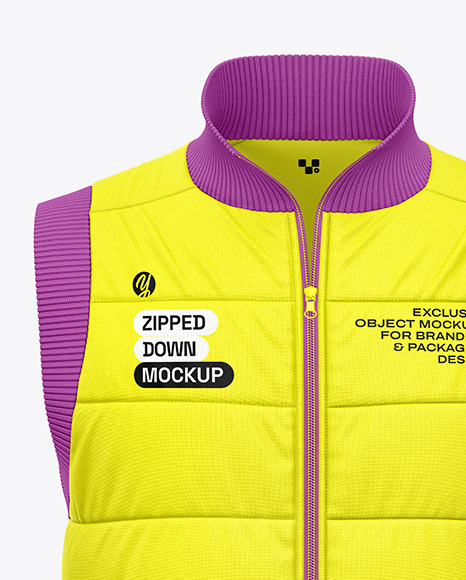 Down Vest Mockup
