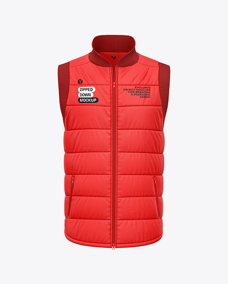 Down Vest Mockup