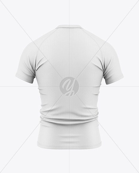 Tight Fit V-Neck Soccer Jersey Mockup
