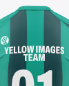 Tight Fit V-Neck Soccer Jersey Mockup