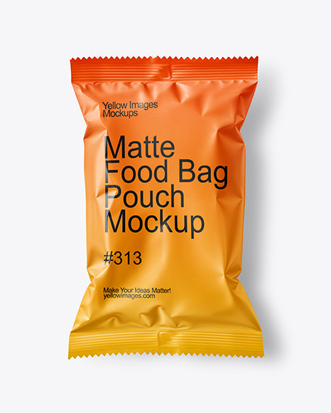 Matte Food Bag Mockup