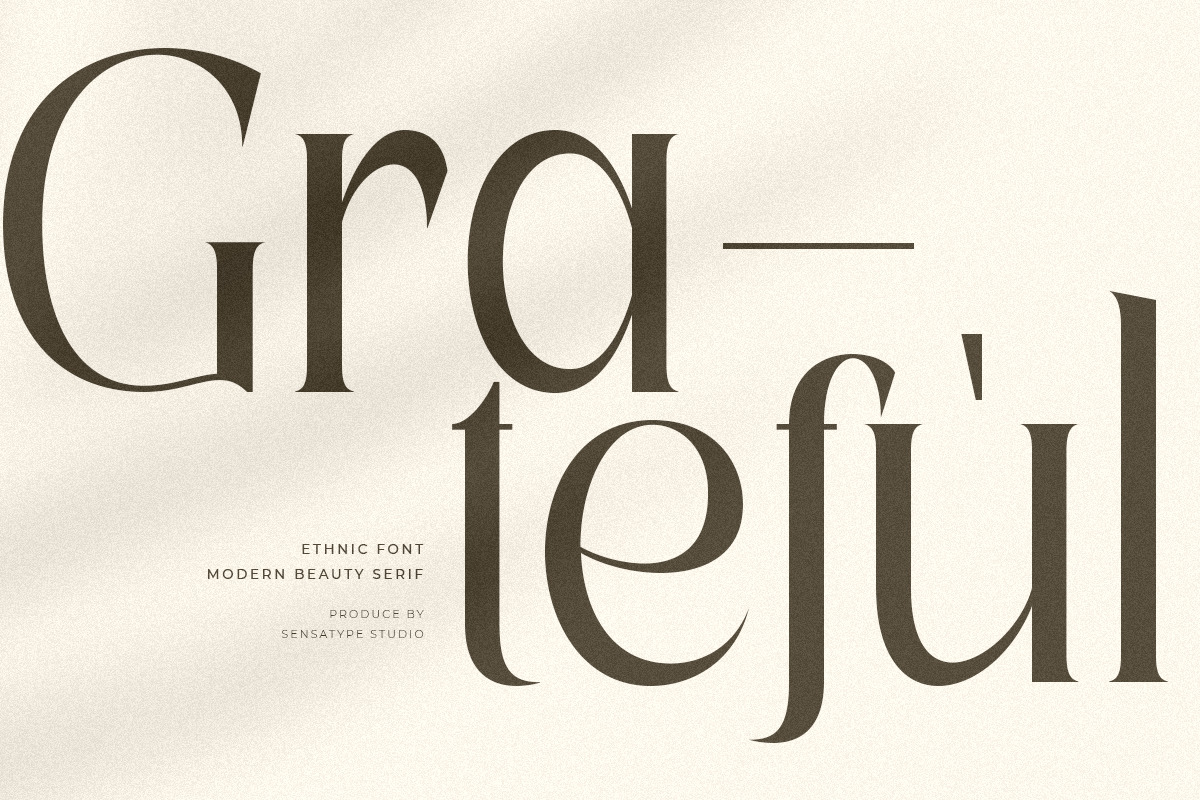 Ethnic - Luxury Modern Beauty Serif Font