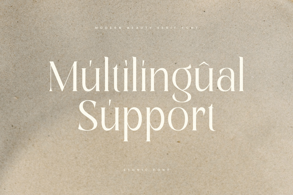 Ethnic - Luxury Modern Beauty Serif Font