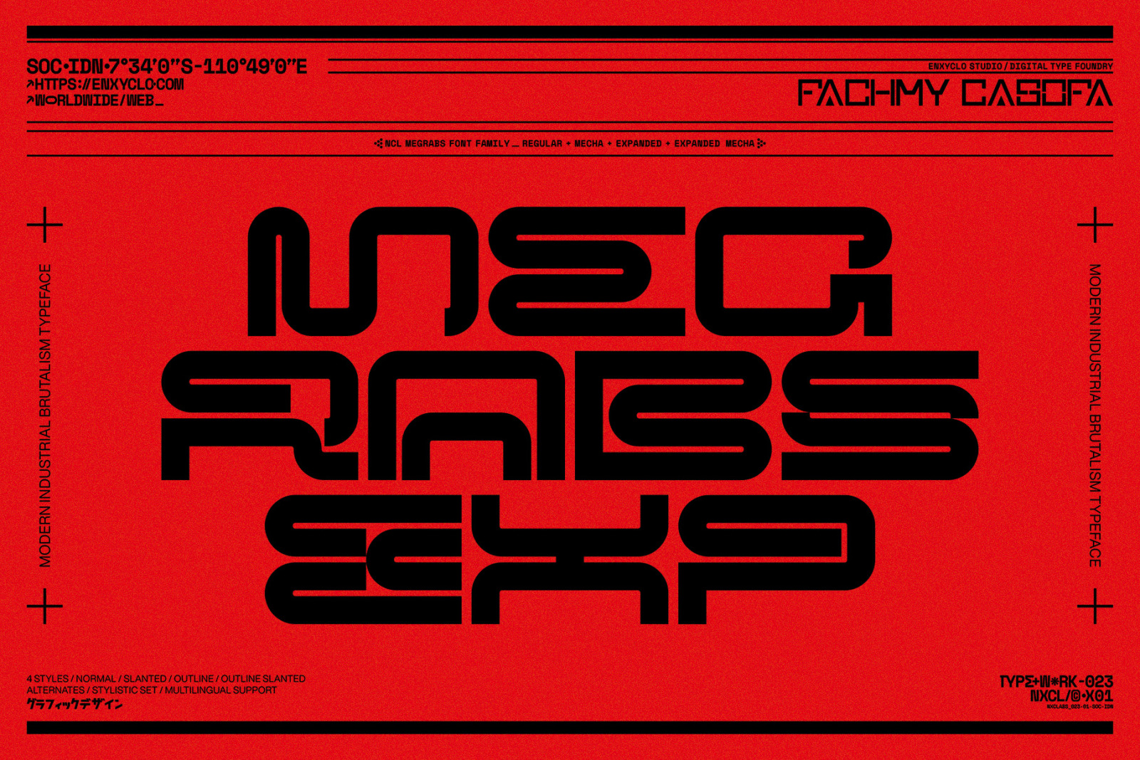 NCL Megrabs Font Family NCL Megrabs Font Family