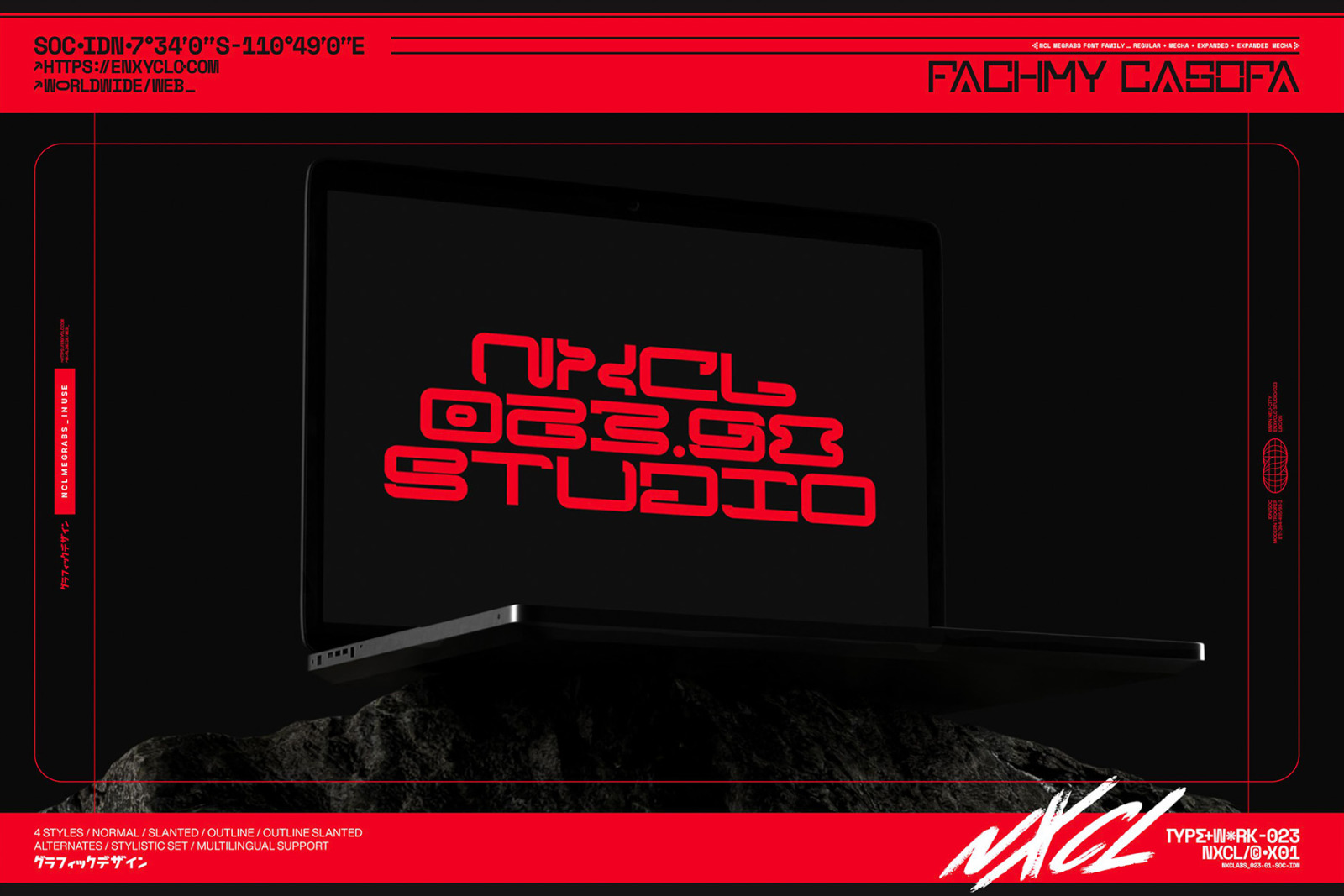 NCL Megrabs Font Family NCL Megrabs Font Family