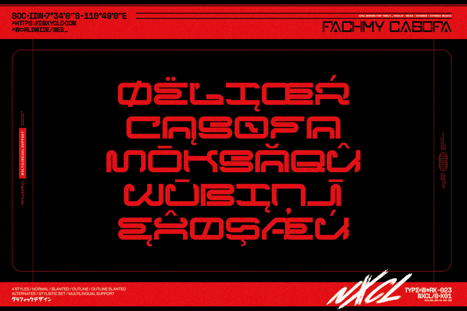 NCL Megrabs Font Family NCL Megrabs Font Family