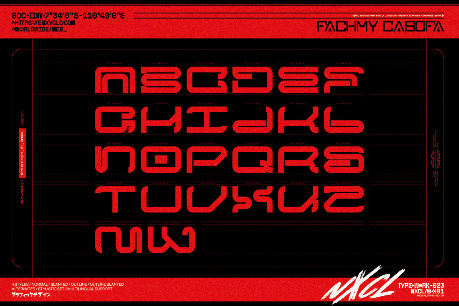 NCL Megrabs Font Family NCL Megrabs Font Family