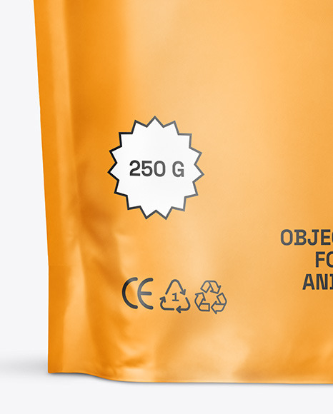 Matte Stand-up Pouch Mockup