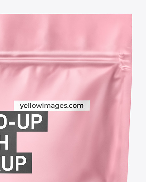 Matte Stand-up Pouch Mockup