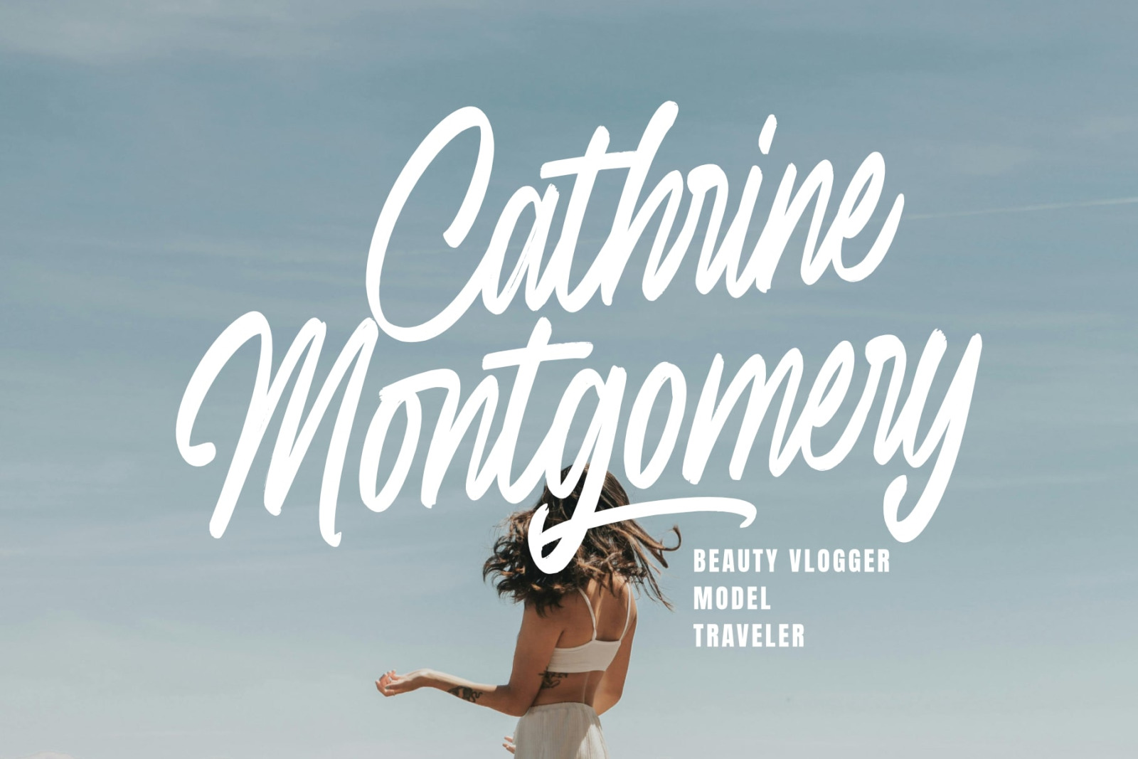Sweet Cherice casual brush typeface Sweet Cherice casual brush typeface