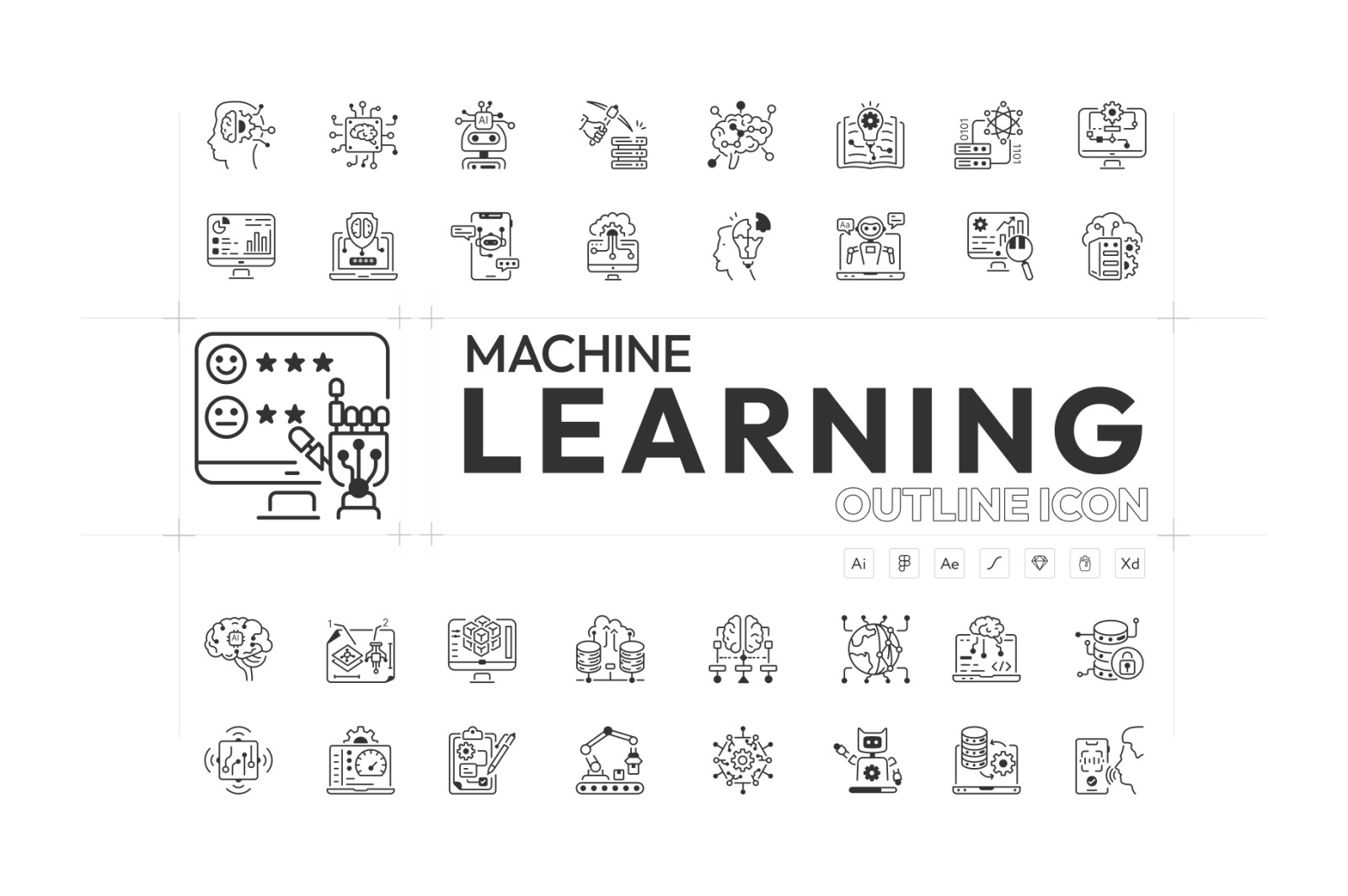 Animated Machine Learning Icons Animated Machine Learning Icons
